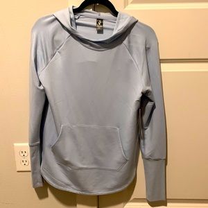 Light blue sketchers pullover, very comfortable